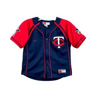 Vintage Nike‎ Minnesota Twins Jersey Youth 7 MLB Baseball Sports Athleisure